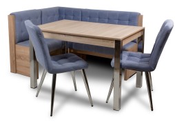 "Квадро" угловая скамья, цвет дуб сонома/голубой, ф-ка Бител 18 000 Р. в Вира Мебель "Квадро" угловая скамья, цвет дуб сонома/голубой, ф-ка Бител