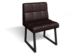 Кухонный диван "Реал" МД 660 кожа умбер, ф-ка Бител