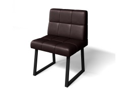 Кухонный диван "Реал" МД 660 кожа умбер, ф-ка Бител