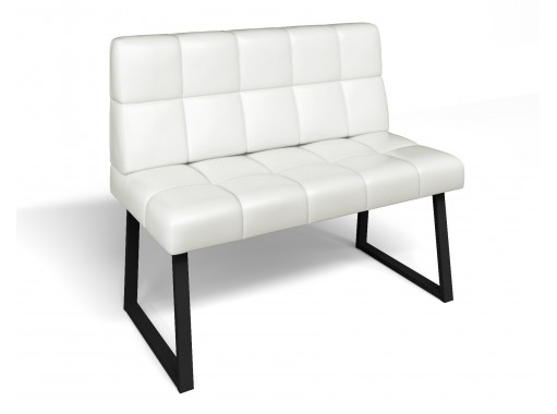 Кухонный диван "Реал" МД 1100 кожа милк, ф-ка Бител
