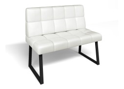 Кухонный диван "Реал" МД 1100 кожа милк, ф-ка Бител