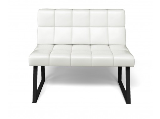 Кухонный диван "Реал" МД 1100 кожа милк, ф-ка Бител