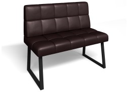 Кухонный диван "Реал" МД 1100 кожа умбер, ф-ка Бител