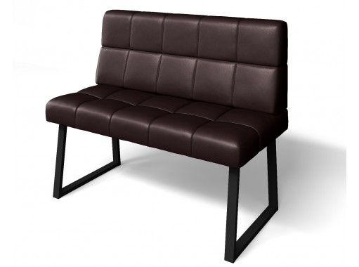 Кухонный диван "Реал" МД 1100 кожа умбер, ф-ка Бител