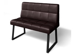 Кухонный диван "Реал" МД 1100 кожа умбер, ф-ка Бител