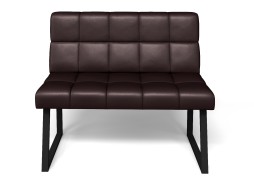 Кухонный диван "Реал" МД 1100 кожа умбер, ф-ка Бител