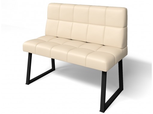 Кухонный диван "Реал" МД 1100 кожа крем, ф-ка Бител