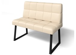 Кухонный диван "Реал" МД 1100 кожа крем, ф-ка Бител