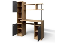 Компьютерный стол СК-7 дуб крафт/графит (ф-ка Бител)