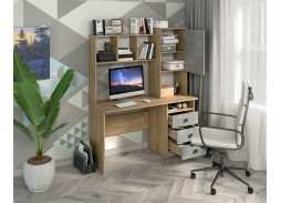 Компьютерный стол СК-9 дуб крафт/ателье, ф-ка Бител