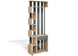 "Мини-Лайт" МЛ-1, прихожая дуб крафт/графит, ф-ка Бител