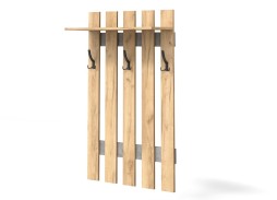 "Мини-Лайт" МЛ-3, вешалка дуб крафт/бетон ателье, ф-ка Бител