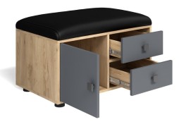 "Мини-Лайт" комплект 1, прихожая дуб крафт/графит, ф-ка Бител