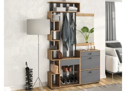 "Мини-Лайт" комплект 2, прихожая дуб крафт/графит, ф-ка Бител