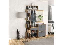 "Мини-Лайт" комплект 2, прихожая дуб крафт/графит, ф-ка Бител