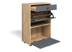 "Мини-Лайт" комплект 2, прихожая дуб крафт/графит, ф-ка Бител