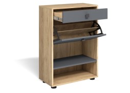 "Мини-Лайт" комплект 5, прихожая дуб крафт/графит, ф-ка Бител