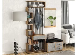 "Мини-Лайт" комплект 1, прихожая дуб крафт/бетон ателье, ф-ка Бител