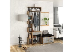 "Мини-Лайт" комплект 1, прихожая дуб крафт/бетон ателье, ф-ка Бител