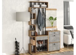 "Мини-Лайт" комплект 2, прихожая дуб крафт/бетон ателье, ф-ка Бител