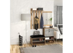 "Мини-Лайт" комплект 5, прихожая дуб крафт/бетон ателье, ф-ка Бител