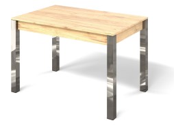 Стол "Милан 1" дуб крафт золотой/ножки хром, Бител