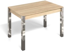 Стол "Милан 1" дуб сонома/ножки хром, Бител