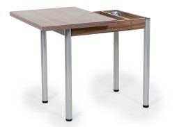 "Ирис" поворотно-раздвижной обеденный стол шимо тёмный, ф-ка "Бител"