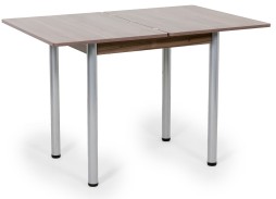 "Ирис" поворотно-раздвижной обеденный стол шимо тёмный, ф-ка "Бител"