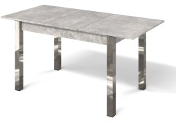 "Милан 3" раздвижнойс тол бетон ателье/ножки хром, Бител
