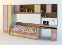 детская стенка "Белоснежка " 45 750 Р. в Вира Мебель детская стенка "Белоснежка "