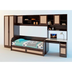 Белоснежка детская стенка (венге/дуб молочный)