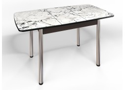 стол "Флорида" СМ-1 раздвижной, опора круглая маталл, венге/хром, ф-ка Бител