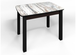 стол "Флорида" СМ-2 раздвижной, опора чёрная квадрат, венге, ф-ка Бител