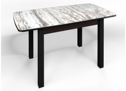 стол "Флорида" СМ-2 раздвижной, опора чёрная квадрат, венге, ф-ка Бител