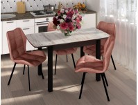 Обеденная группа Флорида-Рим СМ-2, опора чёрная квадрат,...