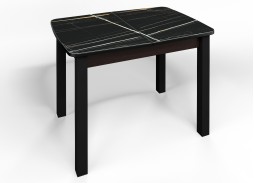 стол "Флорида" СМ-3 раздвижной, опора чёрная квадрат, венге, ф-ка Бител