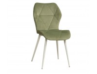 Стул Дора велюр нефрит/ножки белые, ф-ка Олимп