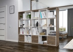 стеллаж перегородка R-6 26 200 Р. в Вира Мебель стеллаж перегородка R-6