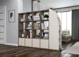 стеллаж перегородка R-14 25 150 Р. в Вира Мебель стеллаж перегородка R-14