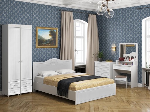 "Монако 3" спальня, ф-ка Система Мебели