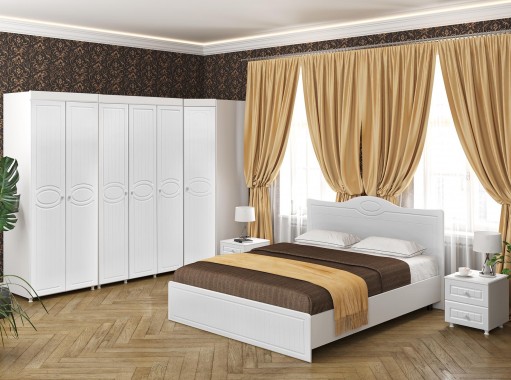 "Монако 7" спальня, ф-ка Система Мебели