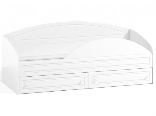 "Афина АФ-11+11а" кровать одинарная с ящиками и бортом, ф-ка Система Мебели