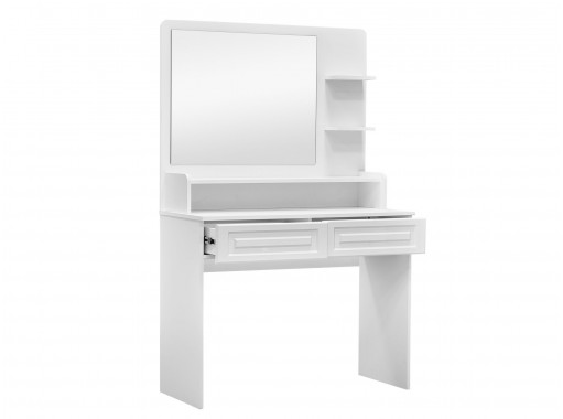 "Монако МН-18+18А" стол с 2-мя ящиками и надстройкой, ф-ка Система Мебели