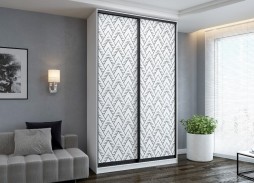 "Сканди-ФП" шкаф купе с фотопечатью 23 800 Р. в Вира Мебель "Сканди-ФП" шкаф купе с фотопечатью