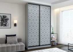 "Сканди ФП 2-04" шкаф купе с фотопечатью 23 800 Р. в Вира Мебель "Сканди ФП 2-04" шкаф купе с фотопечатью