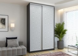 "Сканди ФП 2-06" шкаф купе с фотопечатью 23 800 Р. в Вира Мебель "Сканди ФП 2-06" шкаф купе с фотопечатью