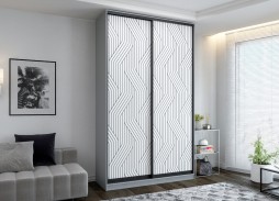 "Сканди ФП 2-10" шкаф купе с фотопечатью 23 800 Р. в Вира Мебель "Сканди ФП 2-10" шкаф купе с фотопечатью