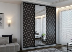 "Сканди ФП 3-03" шкаф купе с фотопечатью 31 500 Р. в Вира Мебель "Сканди ФП 3-03" шкаф купе с фотопечатью