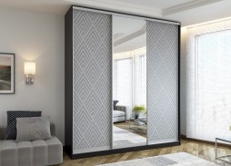 "Сканди ФП 3-05" шкаф купе с фотопечатью 31 500 Р. в Вира Мебель "Сканди ФП 3-05" шкаф купе с фотопечатью